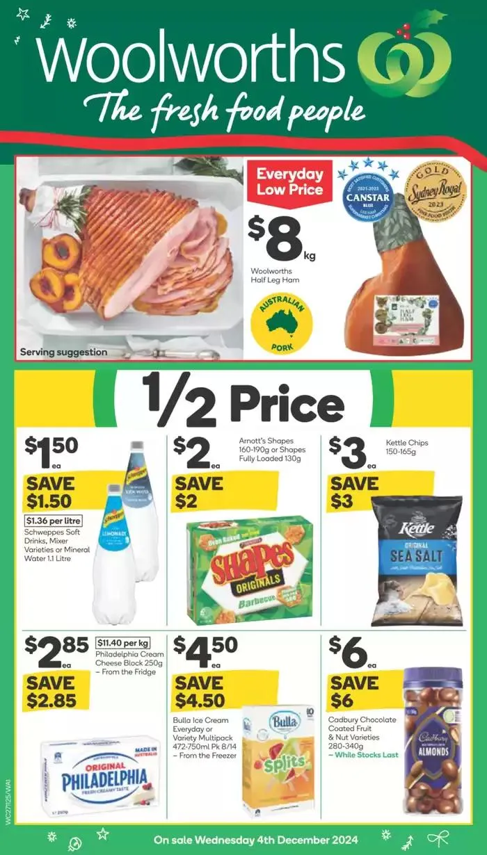 Weekly Specials - 04/12 - Catalogue valid from 4 December to 10 December 2024 - page 1