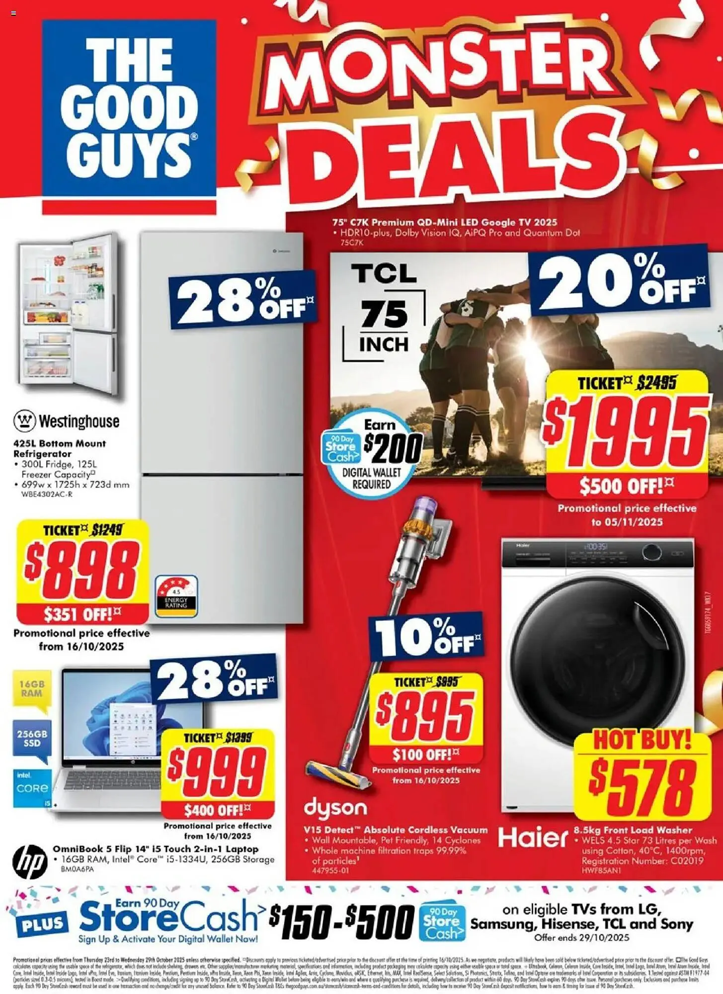 The Good Guys catalogue - Catalogue valid from 23 October to 29 October 2025 - page 1