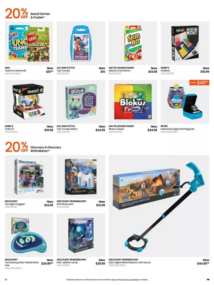 Myer Toy Sale - Catalogue valid from 8 April to 27 April 2025 - page 20