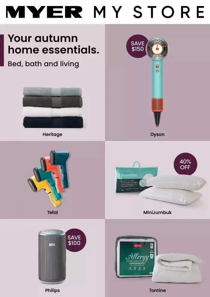 Myer Softgoods - Catalogue valid from 11 February to 27 February 2025 - page 1