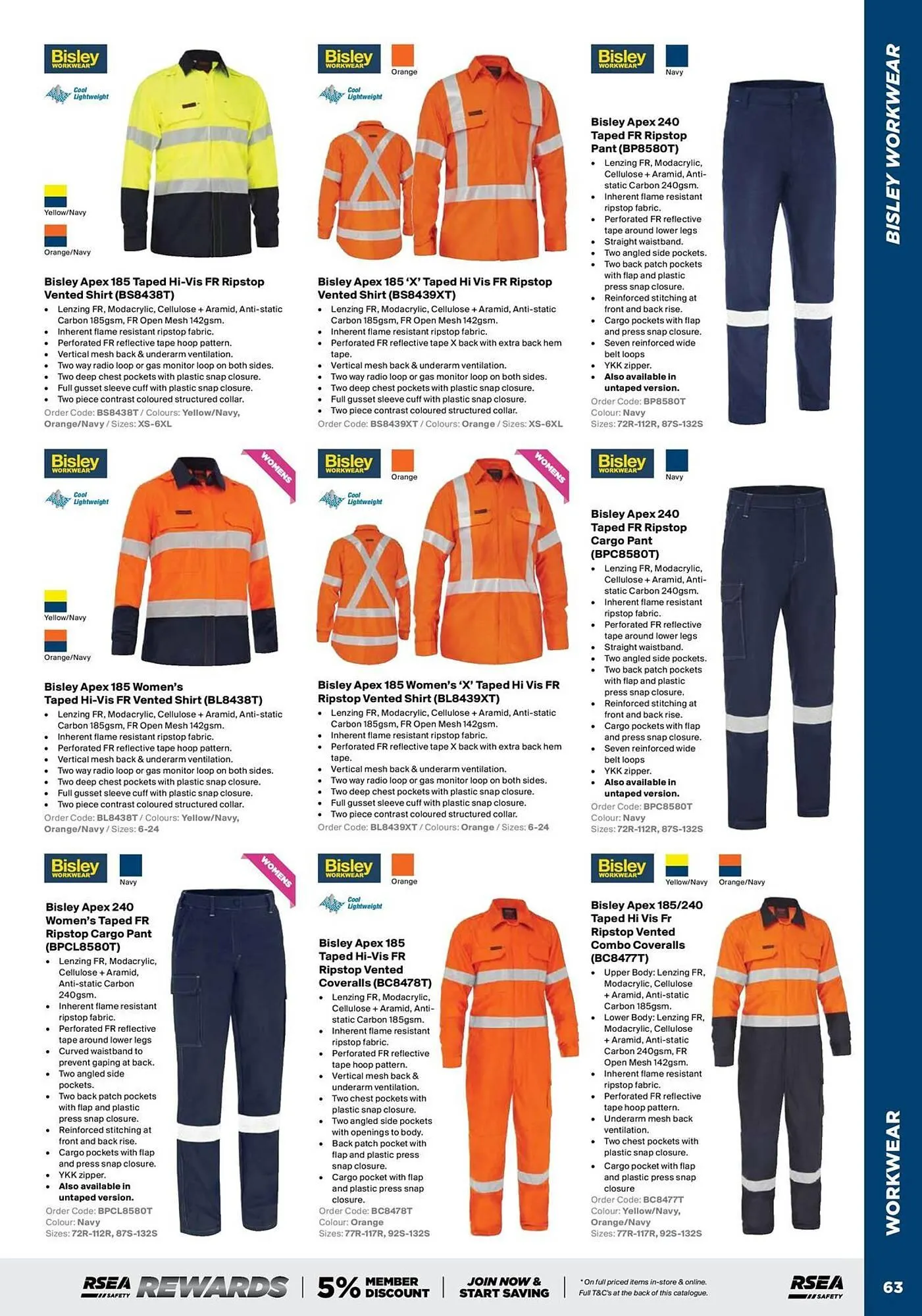 RSEA Safety catalogue - Catalogue valid from 1 August to 31 December 2025 - page 61