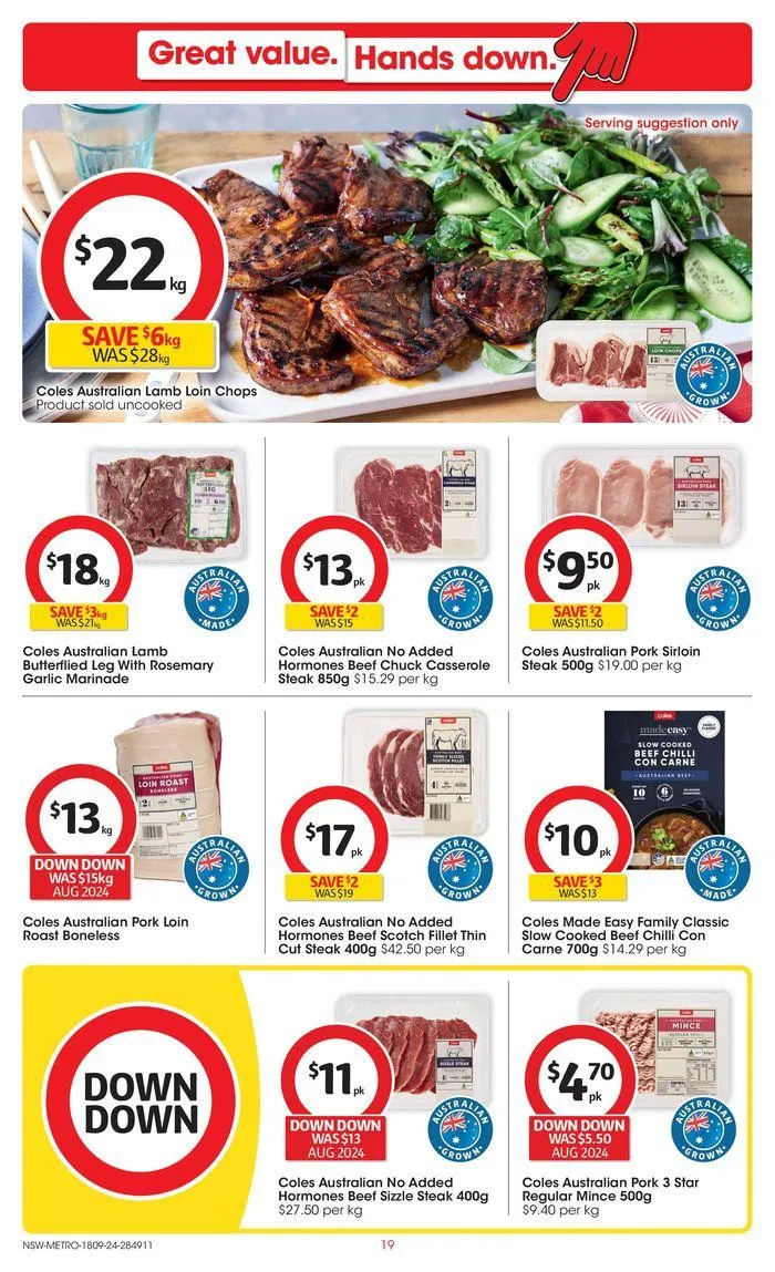 Great Value. Hands Down. - 18th September - Catalogue valid from 18 September to 24 September 2024 - page 19