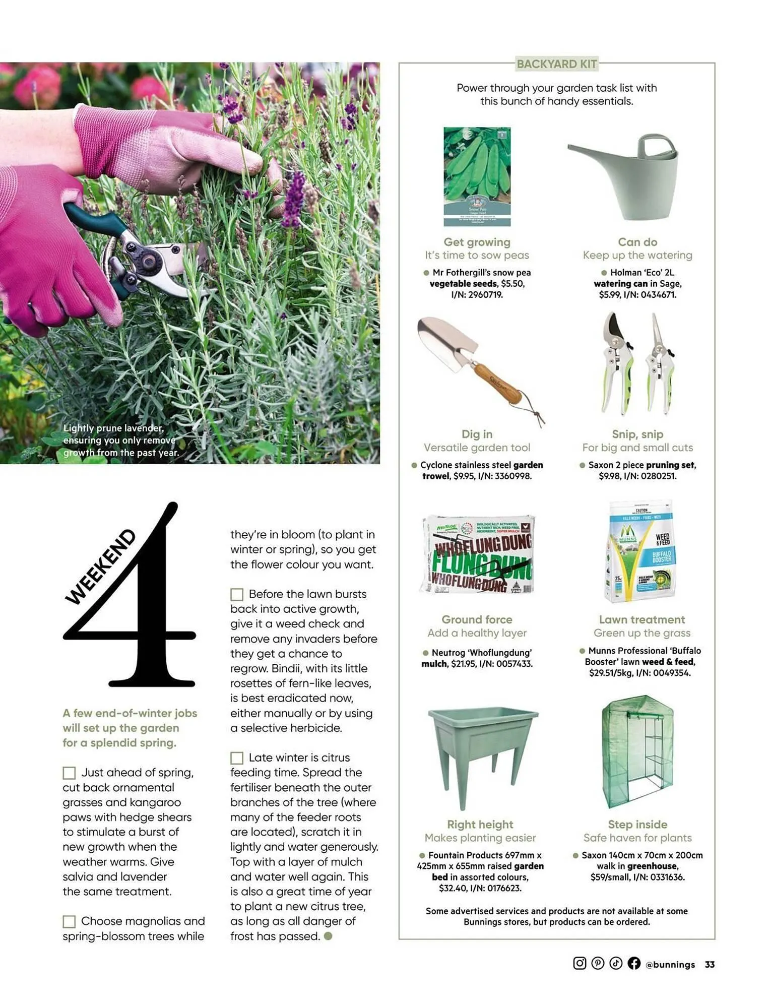 Bunnings catalogue - Catalogue valid from 1 July to 31 July 2025 - page 33