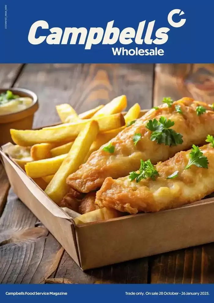 Food Service Magazine - Catalogue valid from 28 October to 26 January 2025 - page 1