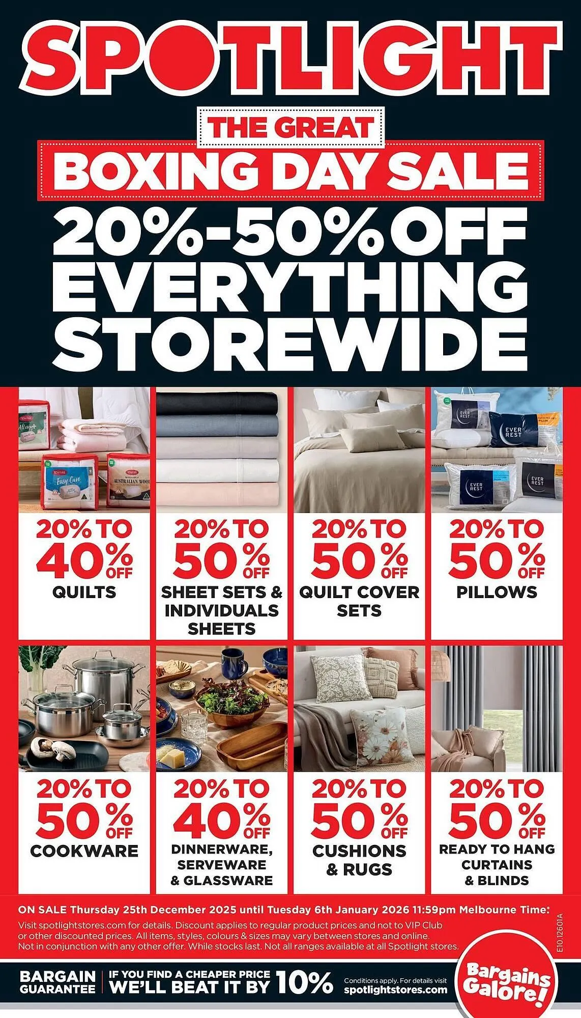 Spotlight catalogue - Catalogue valid from 25 December to 6 January 2026 - page 1