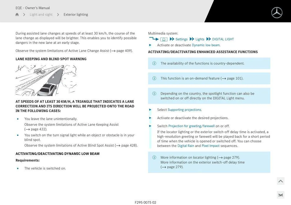 EQE Sedan - Catalogue valid from 11 September to 11 September 2025 - page 275