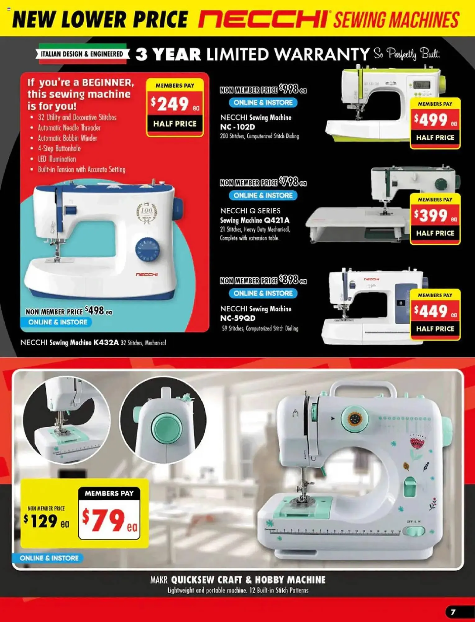 Lincraft catalogue - Catalogue valid from 30 June to 13 July 2025 - page 7