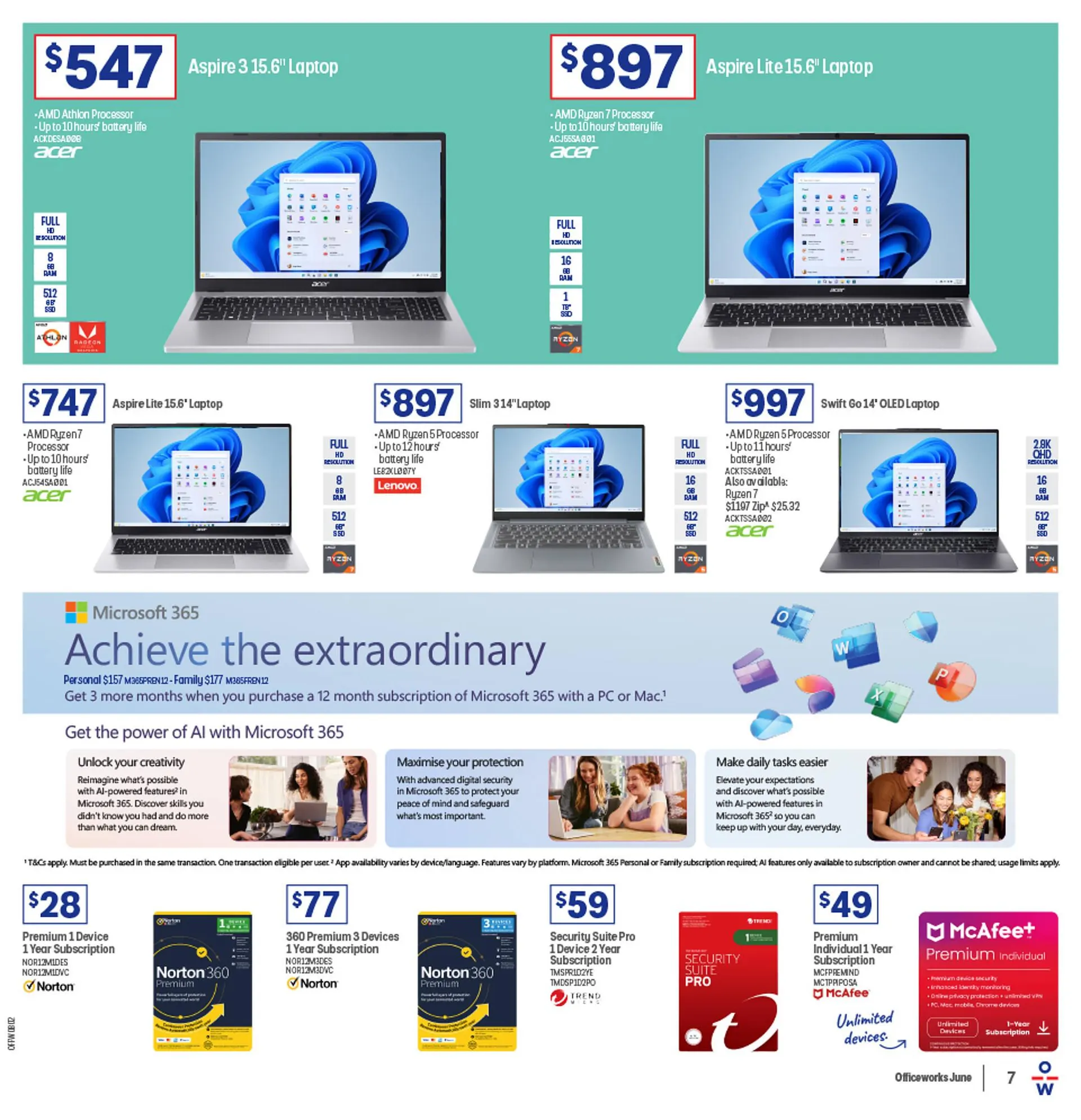 Officeworks catalogue - Catalogue valid from 29 May to 30 June 2025 - page 7