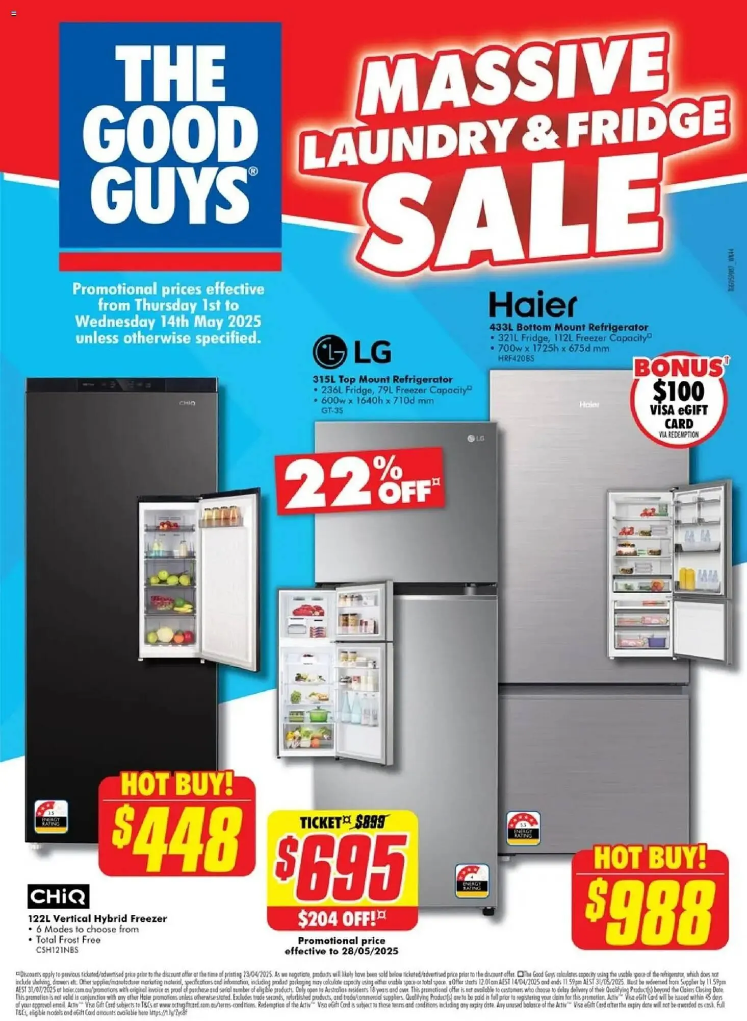The Good Guys catalogue - Catalogue valid from 1 May to 14 May 2025 - page 1