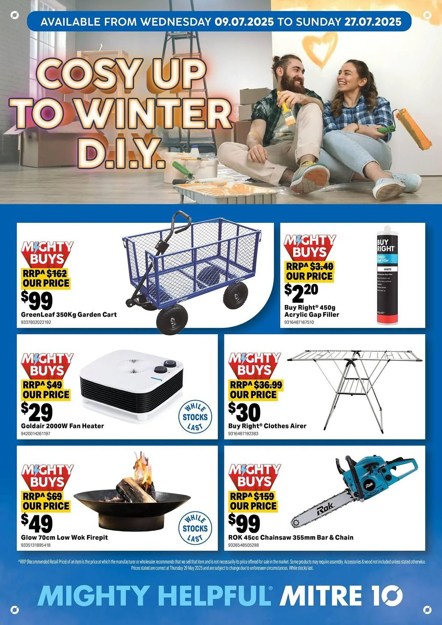 Mitre 10 catalogue - Catalogue valid from 9 July to 27 July 2025 - page 1