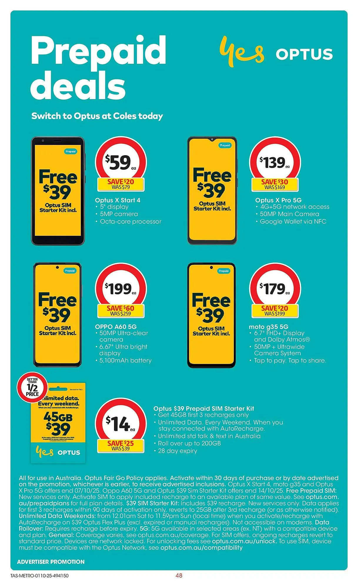 Coles catalogue - Catalogue valid from 1 October to 7 October 2025 - page 48