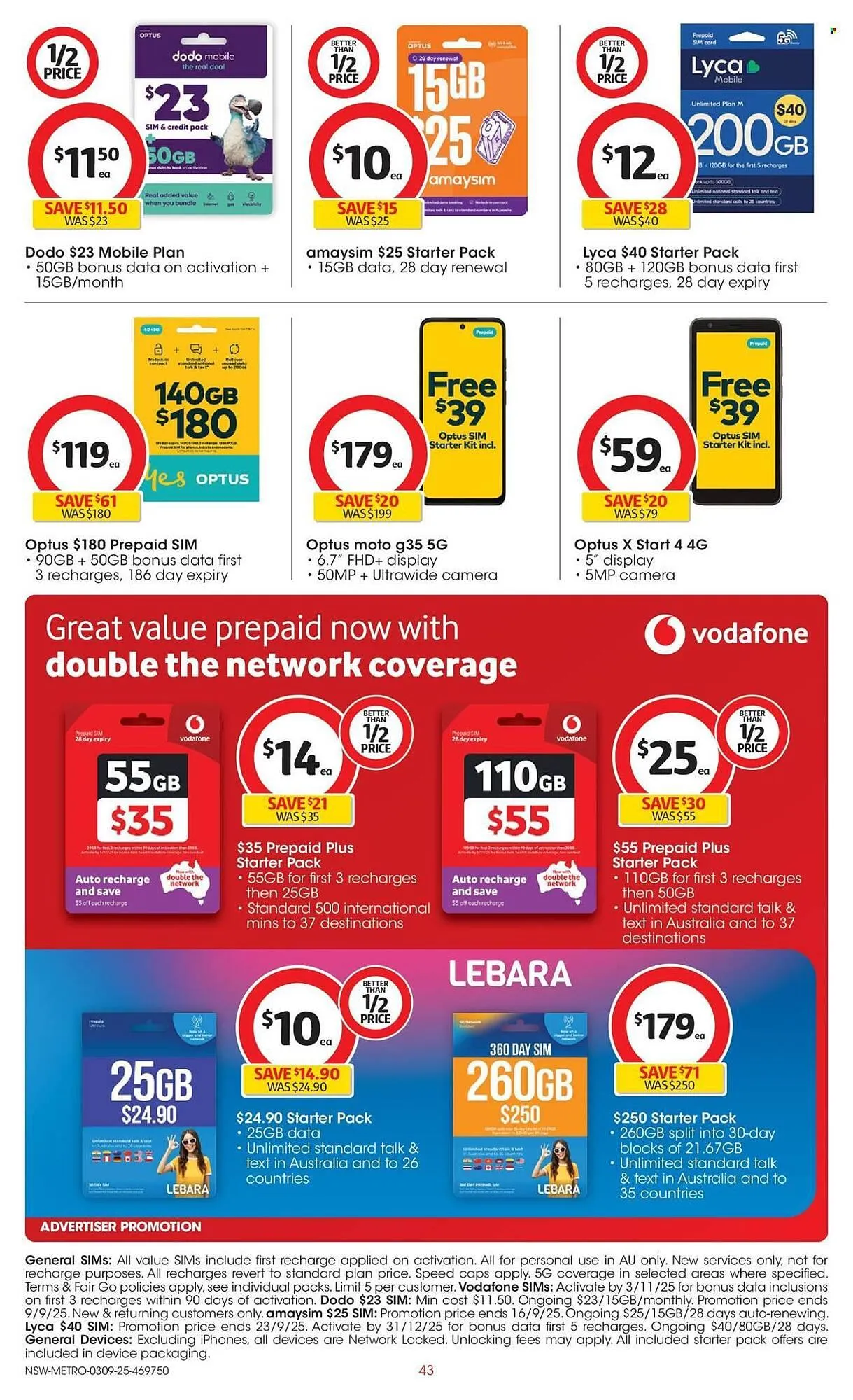 Coles catalogue - Catalogue valid from 3 September to 9 September 2025 - page 43