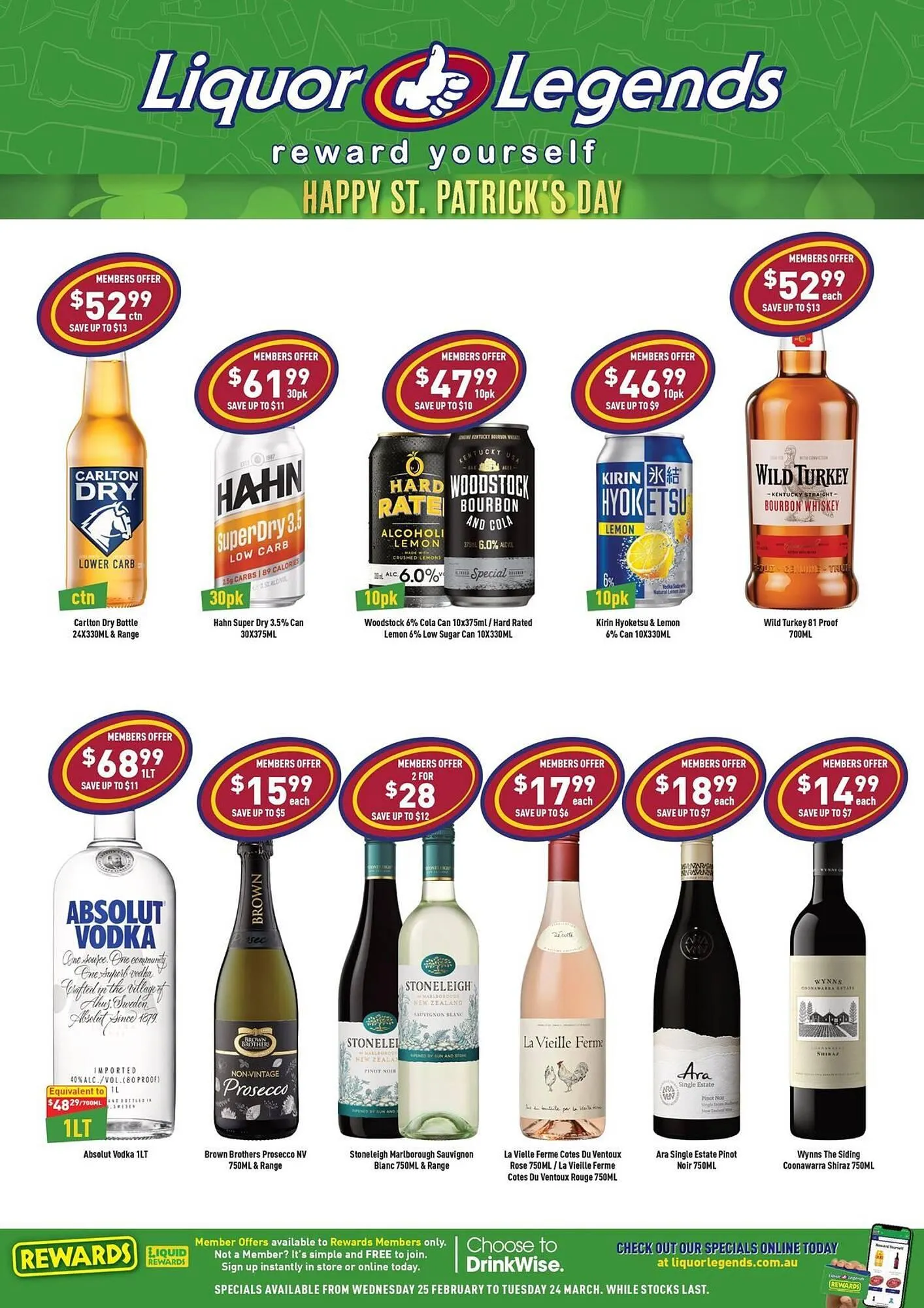 Liquor Legends catalogue - Catalogue valid from 25 February to 24 March 2026 - page 1