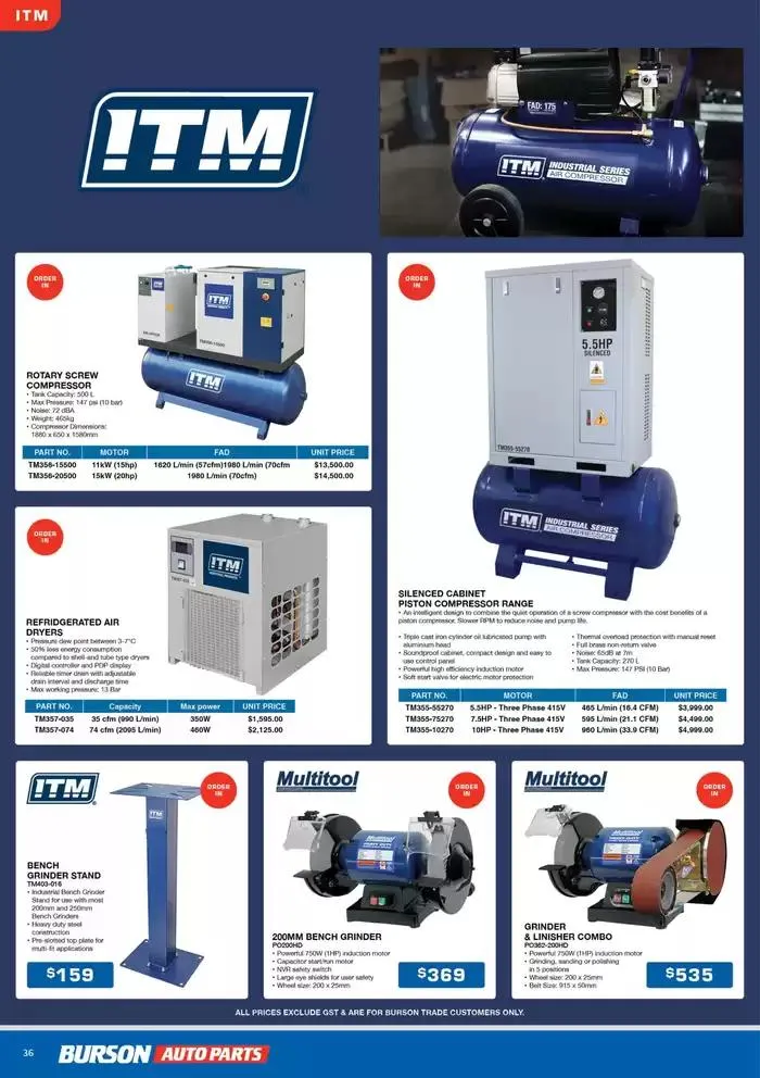  Tools And Equipment - Catalogue valid from 1 April to 30 June 2025 - page 36