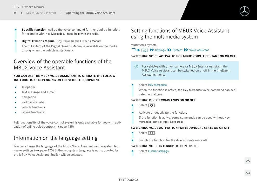 EQV MPV - Catalogue valid from 11 September to 11 September 2025 - page 435