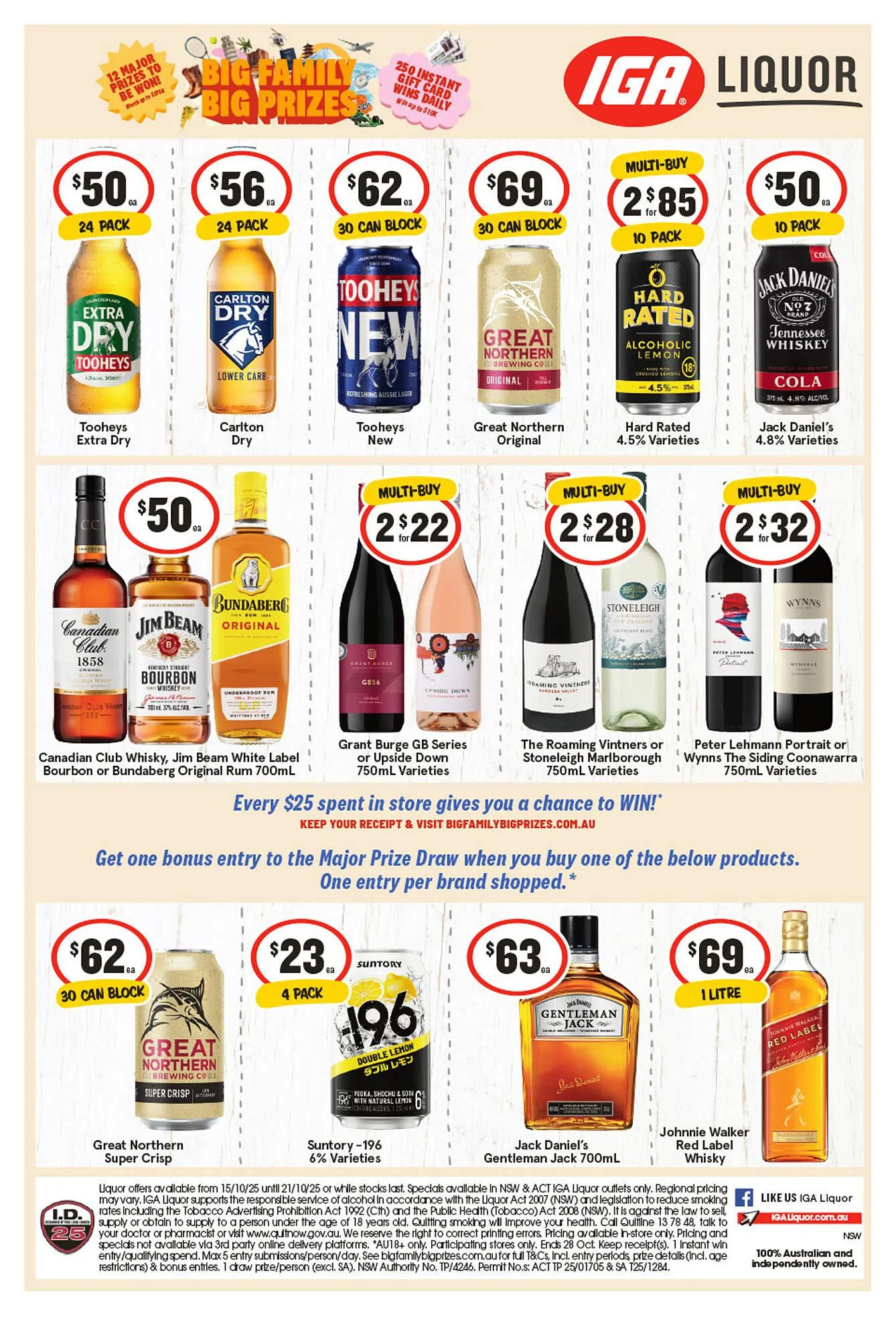 IGA Liquor catalogue - 1