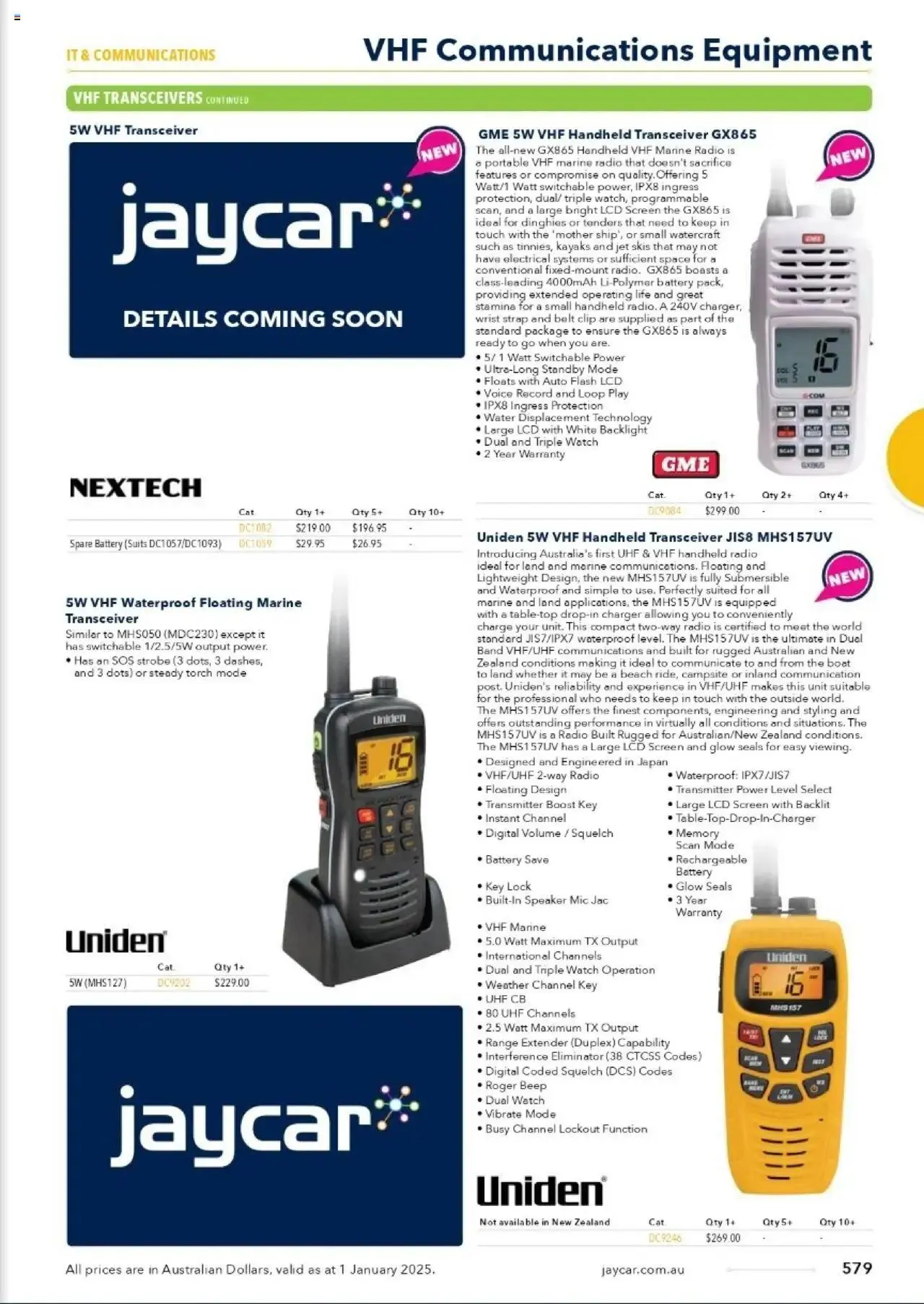 Jaycar Celebrating 40 Years in Electronics - Catalogue valid from 1 January to 29 August 2025 - page 507