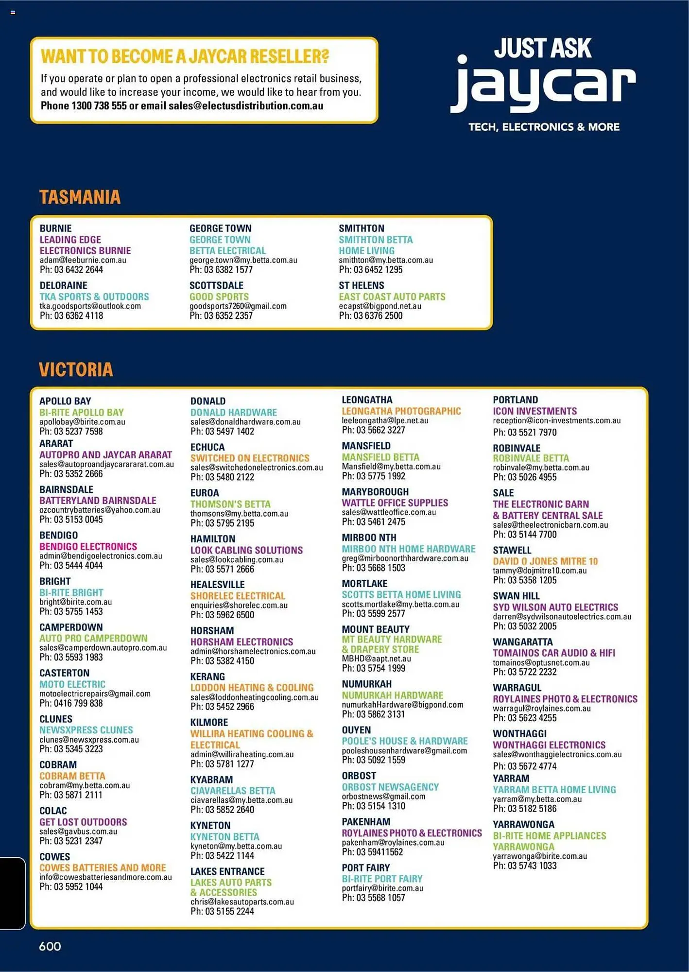 Jaycar Electronics catalogue - Catalogue valid from 8 July to 9 July 2026 - page 600