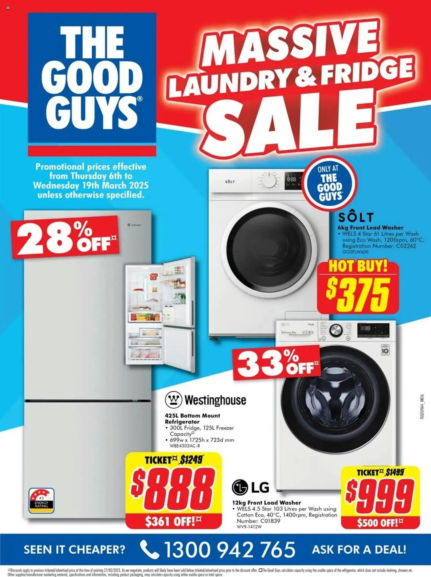 The Good Guys catalogue - Catalogue valid from 6 March to 19 March 2025 - page 1