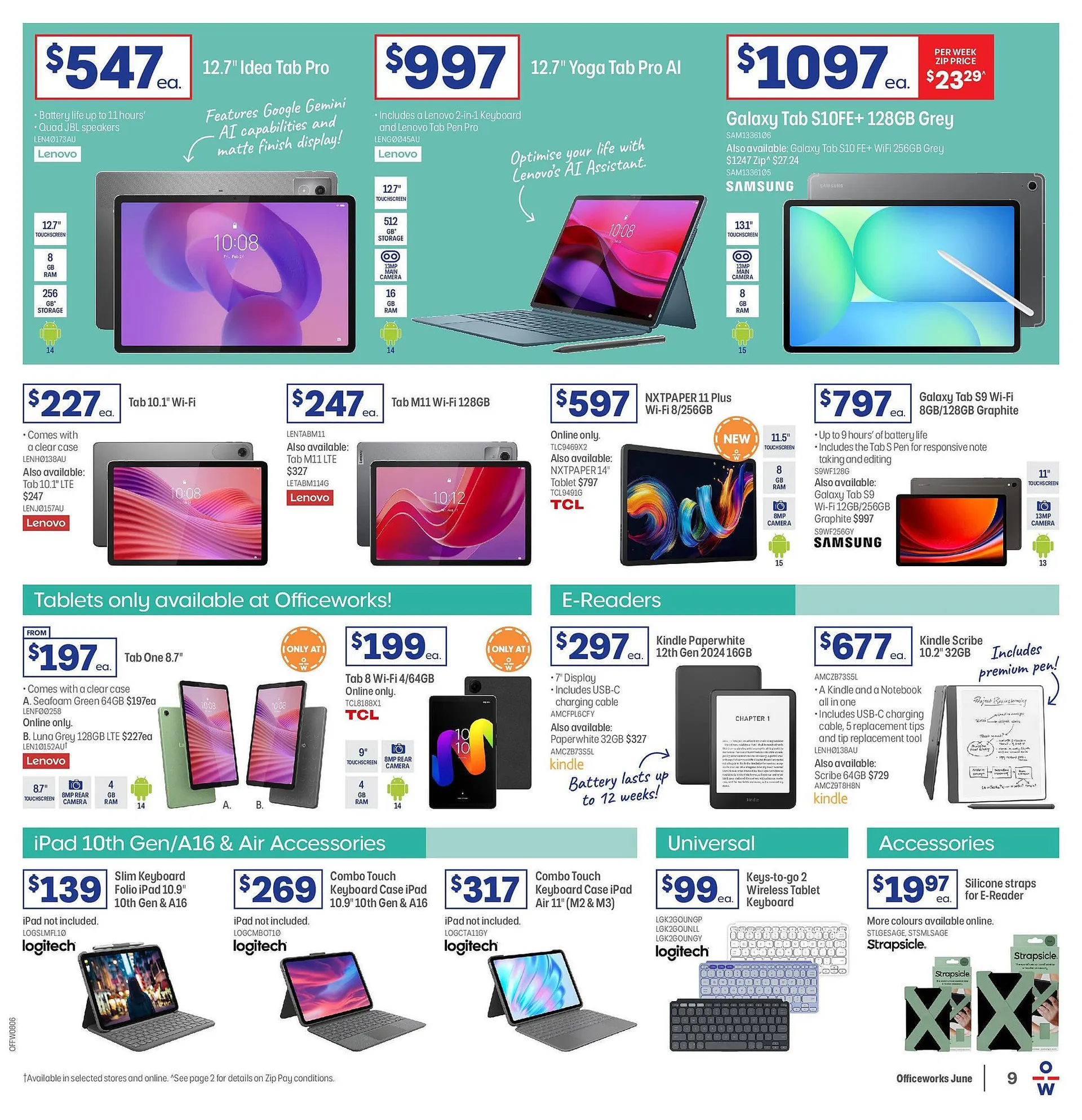 Officeworks catalogue - Catalogue valid from 11 June to 30 June 2025 - page 9