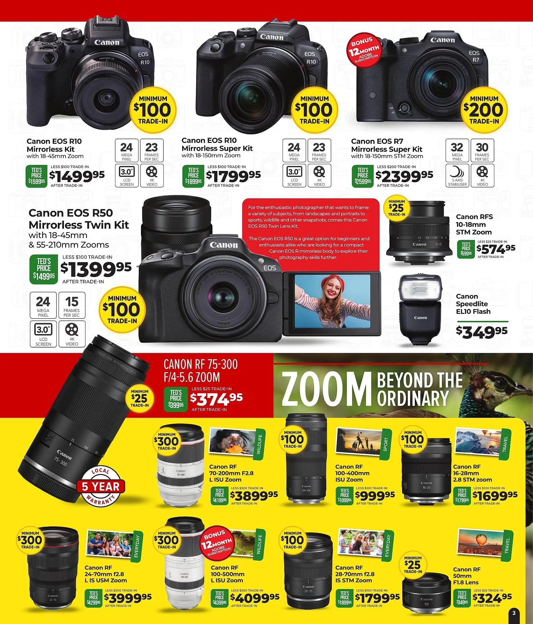 Teds Cameras catalogue - Catalogue valid from 1 September to 30 September 2025 - page 3