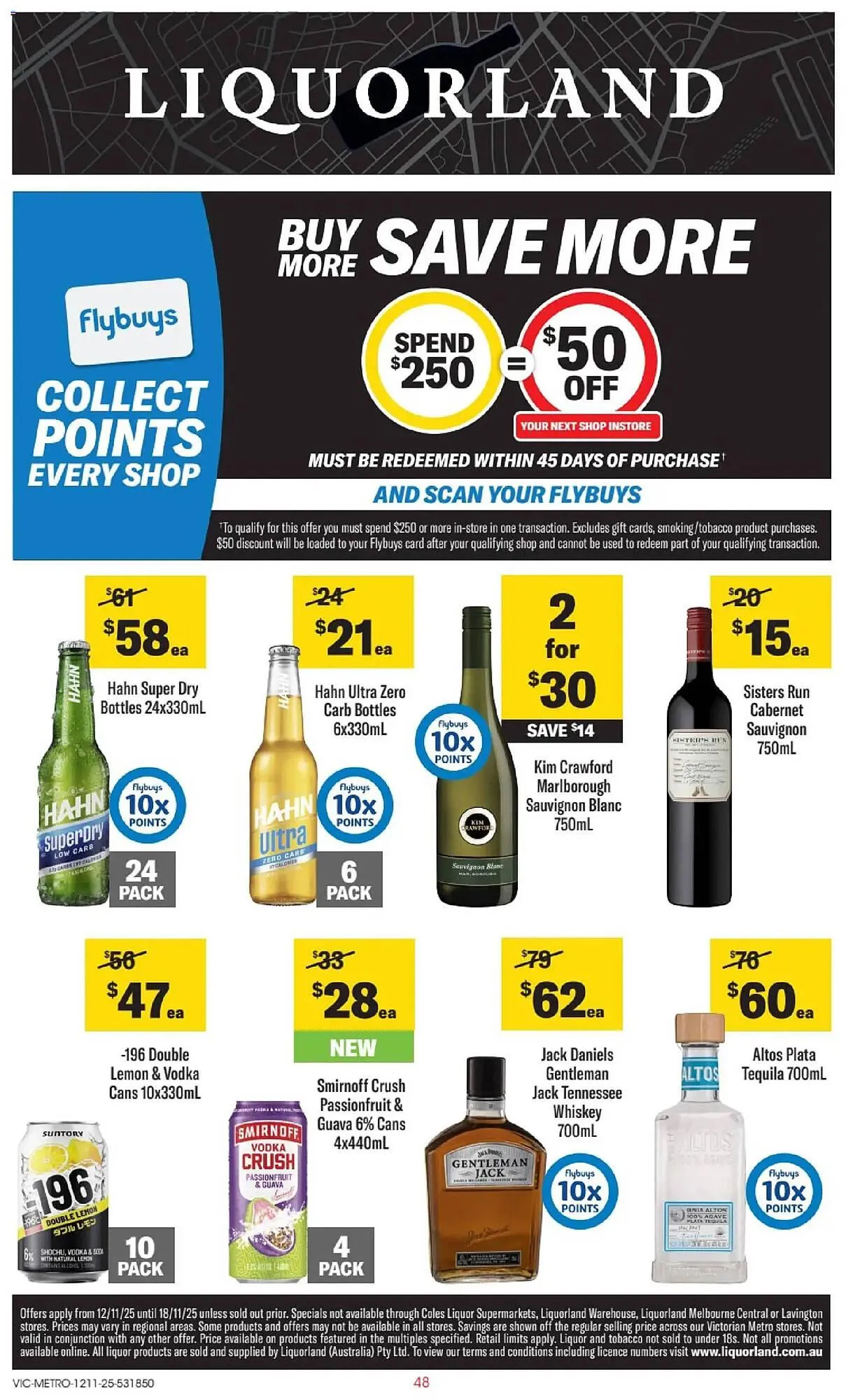 Liquorland catalogue - Catalogue valid from 12 November to 18 November 2025 - page 1