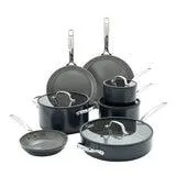 Greenpan Eras Ceramic Non Stick Cookware 7 Piece Set