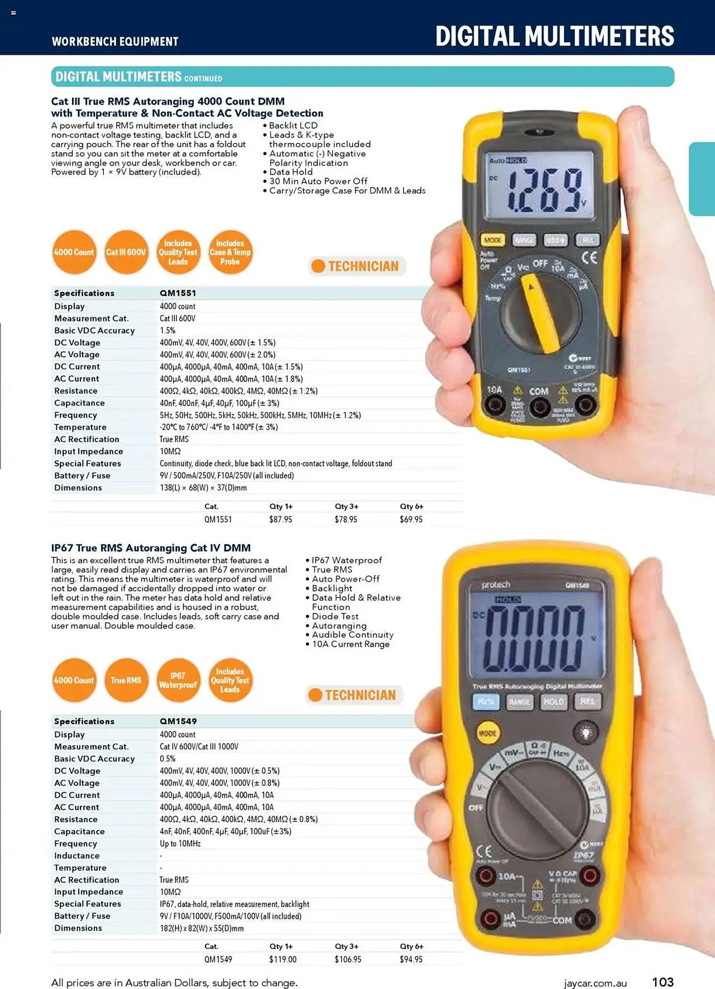 Jaycar Electronics catalogue - Catalogue valid from 8 July to 9 July 2026 - page 103
