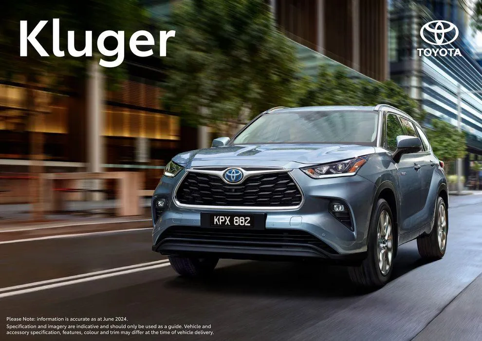Toyota Kluger Hybrid - Catalogue valid from 11 June to 11 June 2025 - page 1