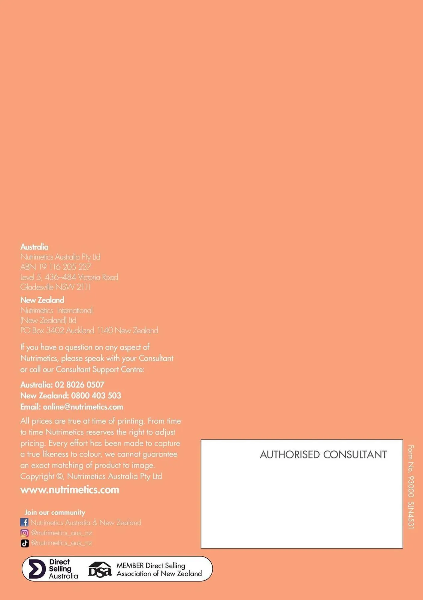 Nutrimetics catalogue - Catalogue valid from 16 January to 31 December 2025 - page 102