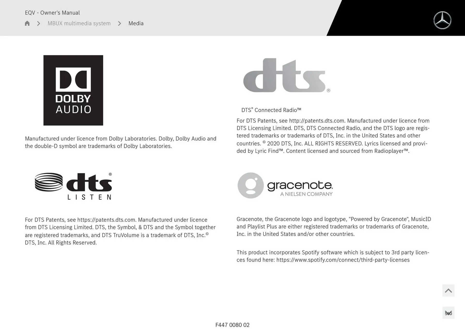 Mercedes-Benz catalogue - Catalogue valid from 11 September to 11 September 2025 - page 560