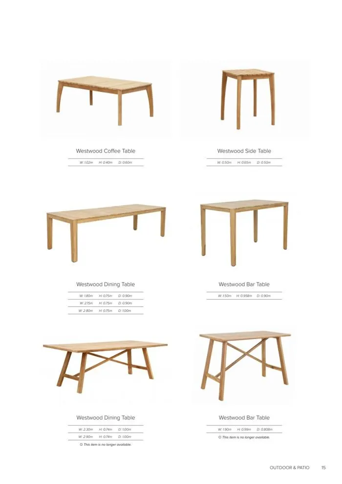 Outdoor & Patio - Catalogue valid from 16 October to 31 December 2024 - page 15