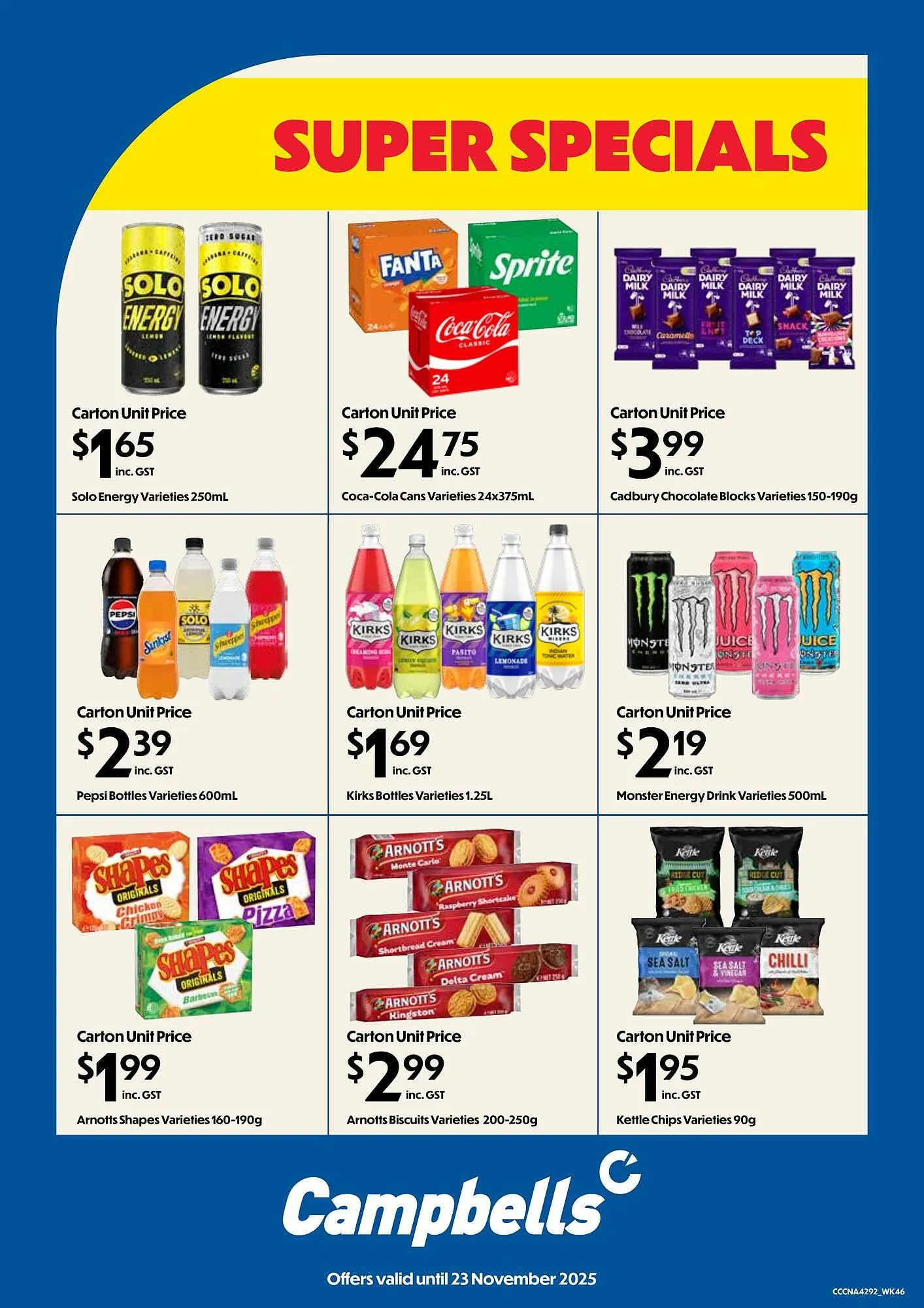 Campbells Wholesale catalogue - Catalogue valid from 10 November to 23 November 2025 - page 1