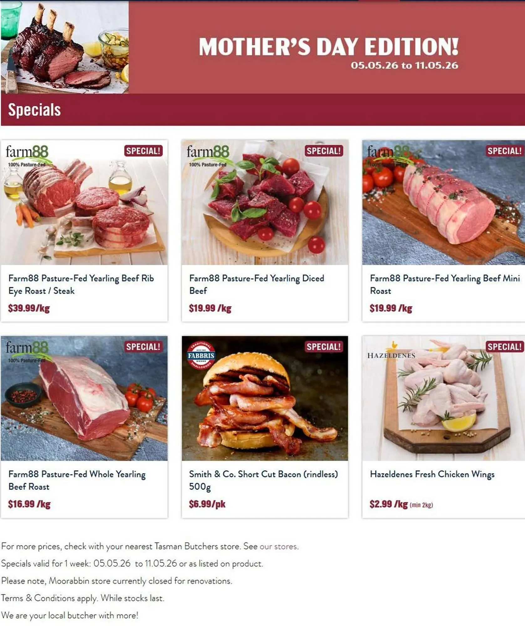 Tasman Butchers catalogue - Catalogue valid from 5 May to 11 May 2026 - page 1