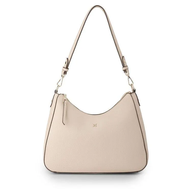 Madi Rory Large Hobo Shoulder Bag Nude