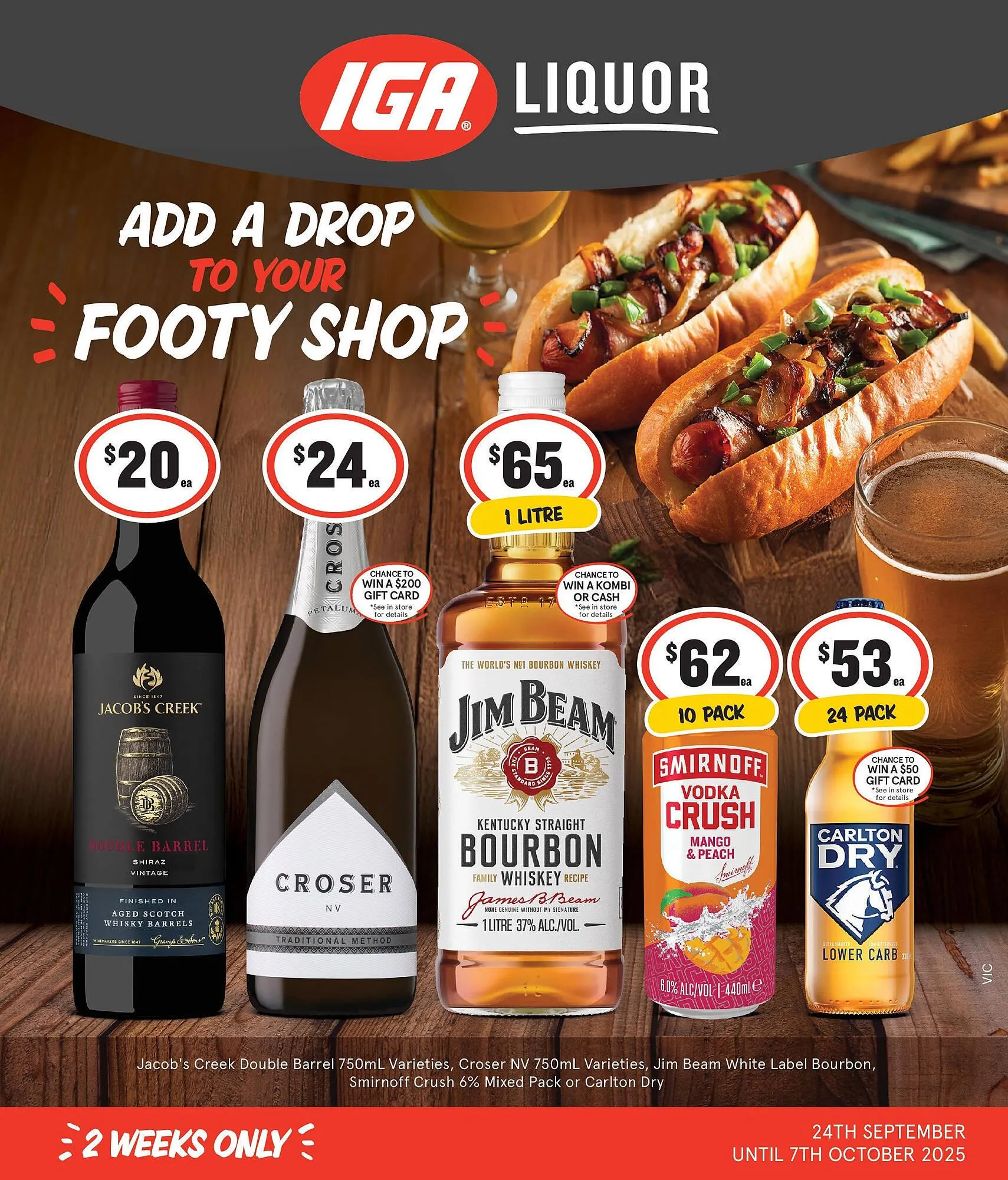 IGA Liquor catalogue - Catalogue valid from 23 September to 7 October 2025 - page 1