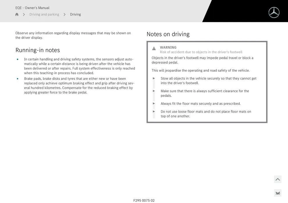 EQE Sedan - Catalogue valid from 11 September to 11 September 2025 - page 320