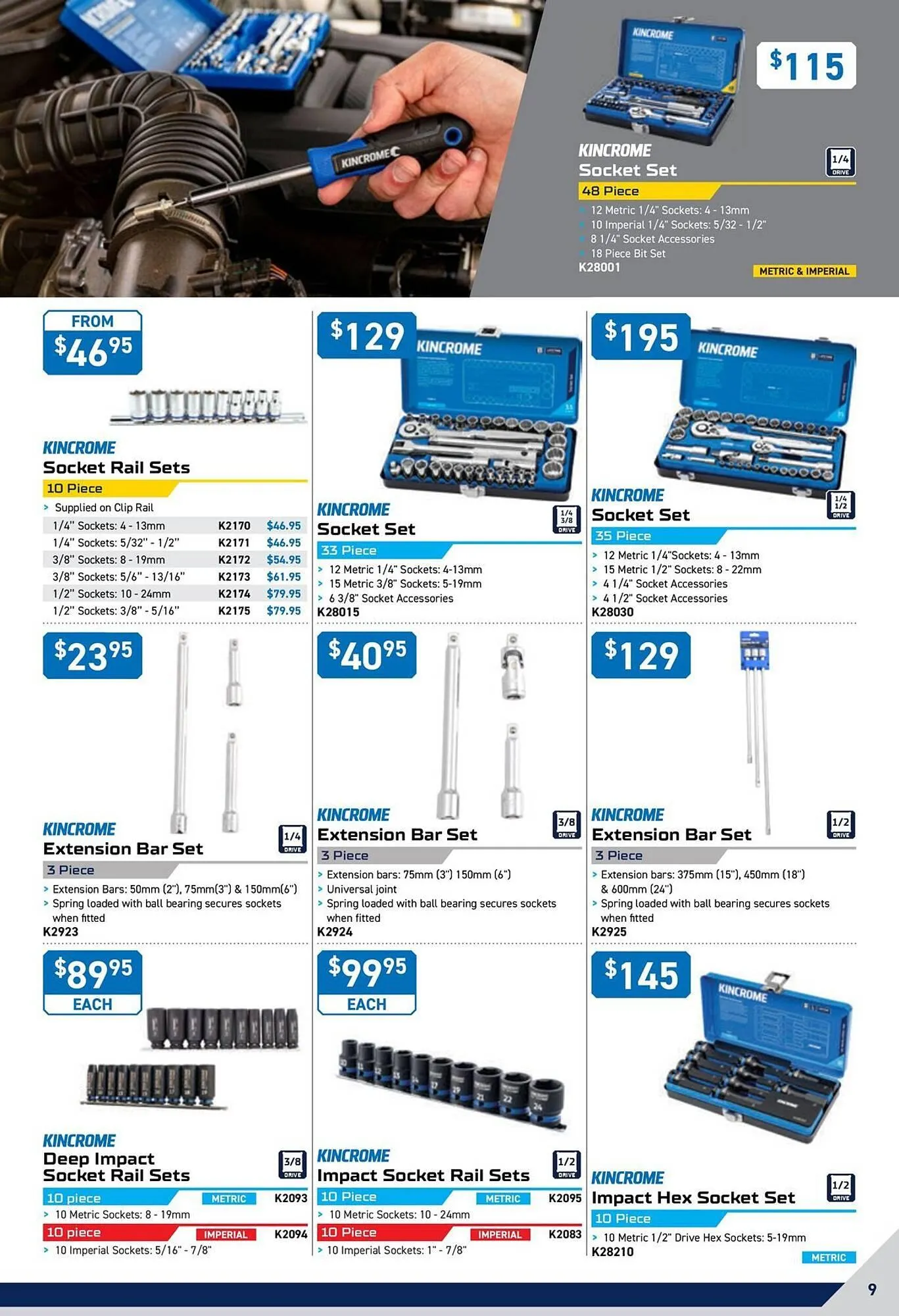 Kincrome catalogue - Catalogue valid from 12 June to 31 July 2025 - page 9