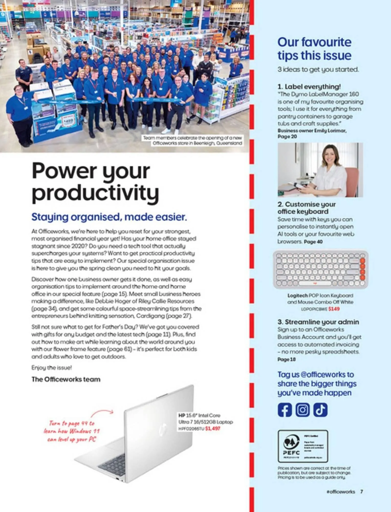 Officeworks catalogue - Catalogue valid from 13 August to 31 August 2025 - page 7