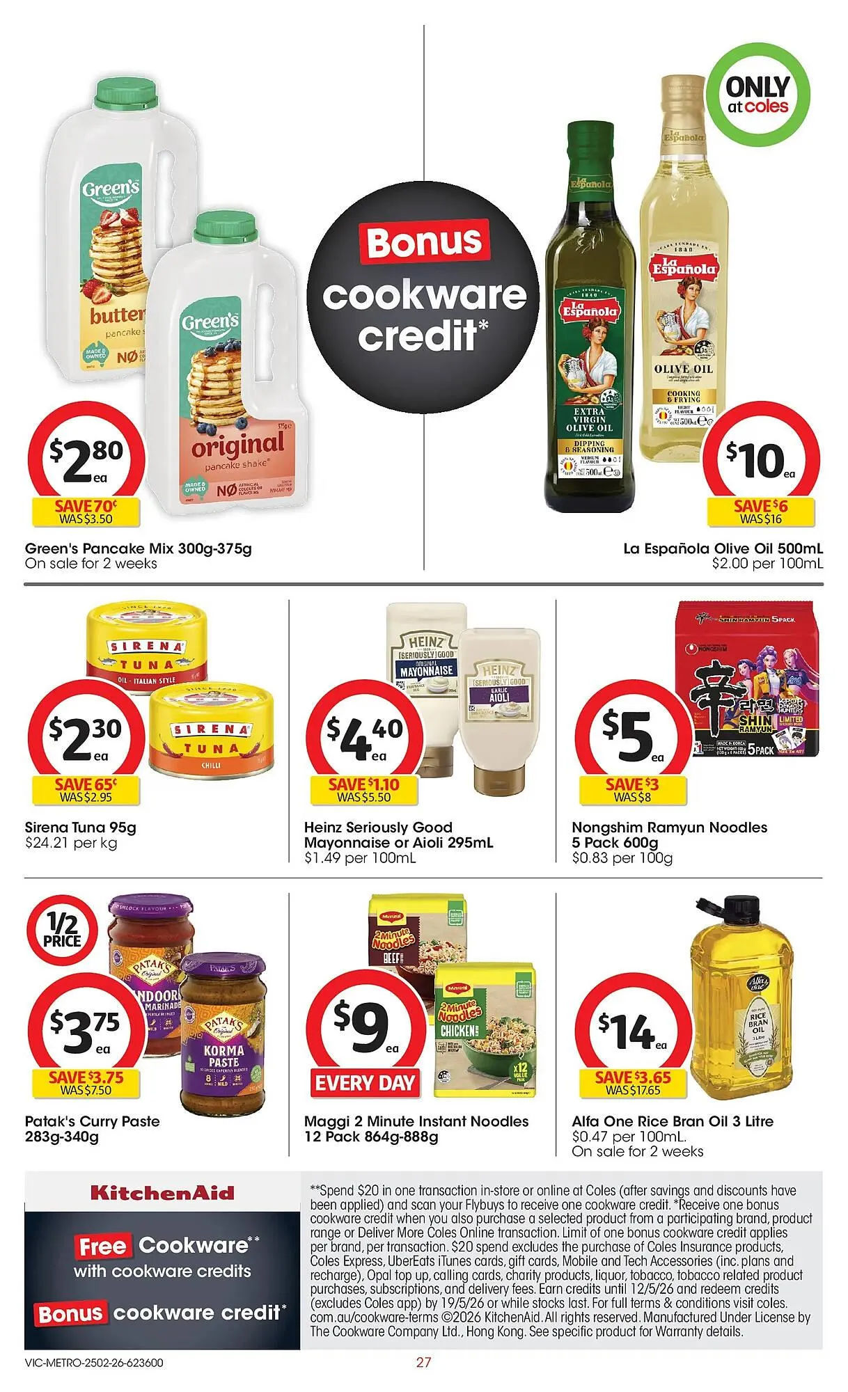 Coles catalogue - Catalogue valid from 25 February to 3 March 2026 - page 27