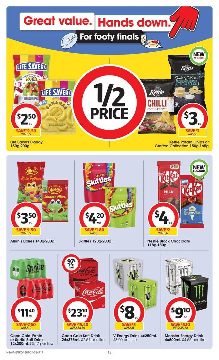 Great Value. Hands Down. - 18th September - Catalogue valid from 18 September to 24 September 2024 - page 13