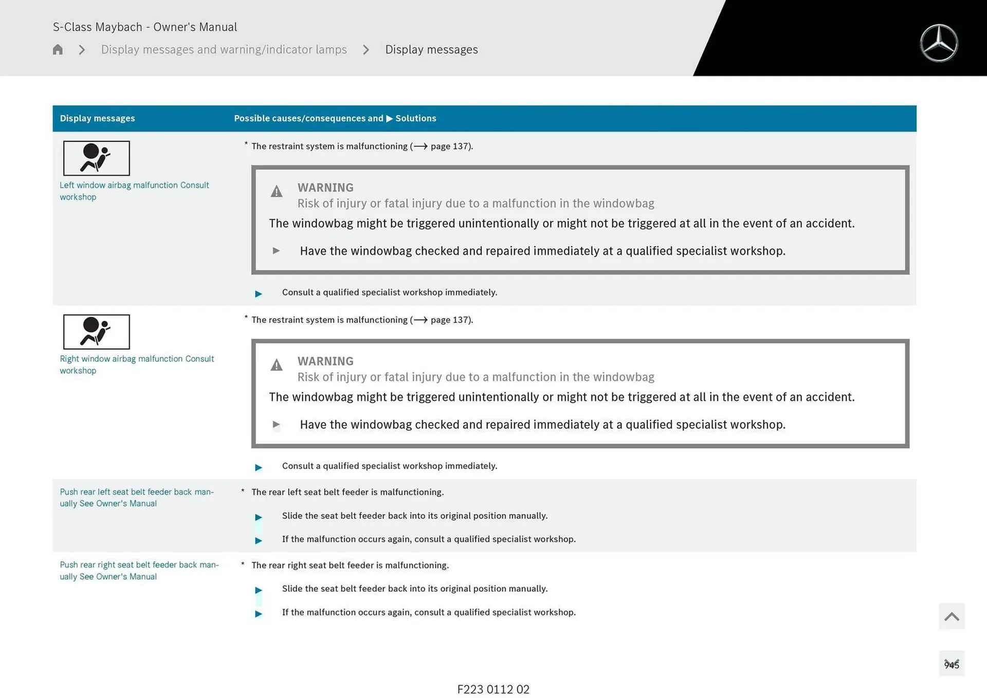 Mercedes-Benz catalogue - Catalogue valid from 1 May to 1 May 2026 - page 945