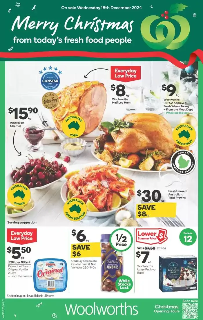 Weekly Specials - 18/12 - Catalogue valid from 18 December to 24 December 2024 - page 1