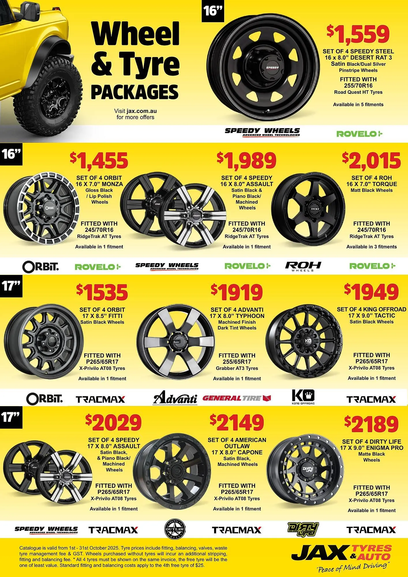 Jax Tyres catalogue - Catalogue valid from 1 October to 31 October 2025 - page 11