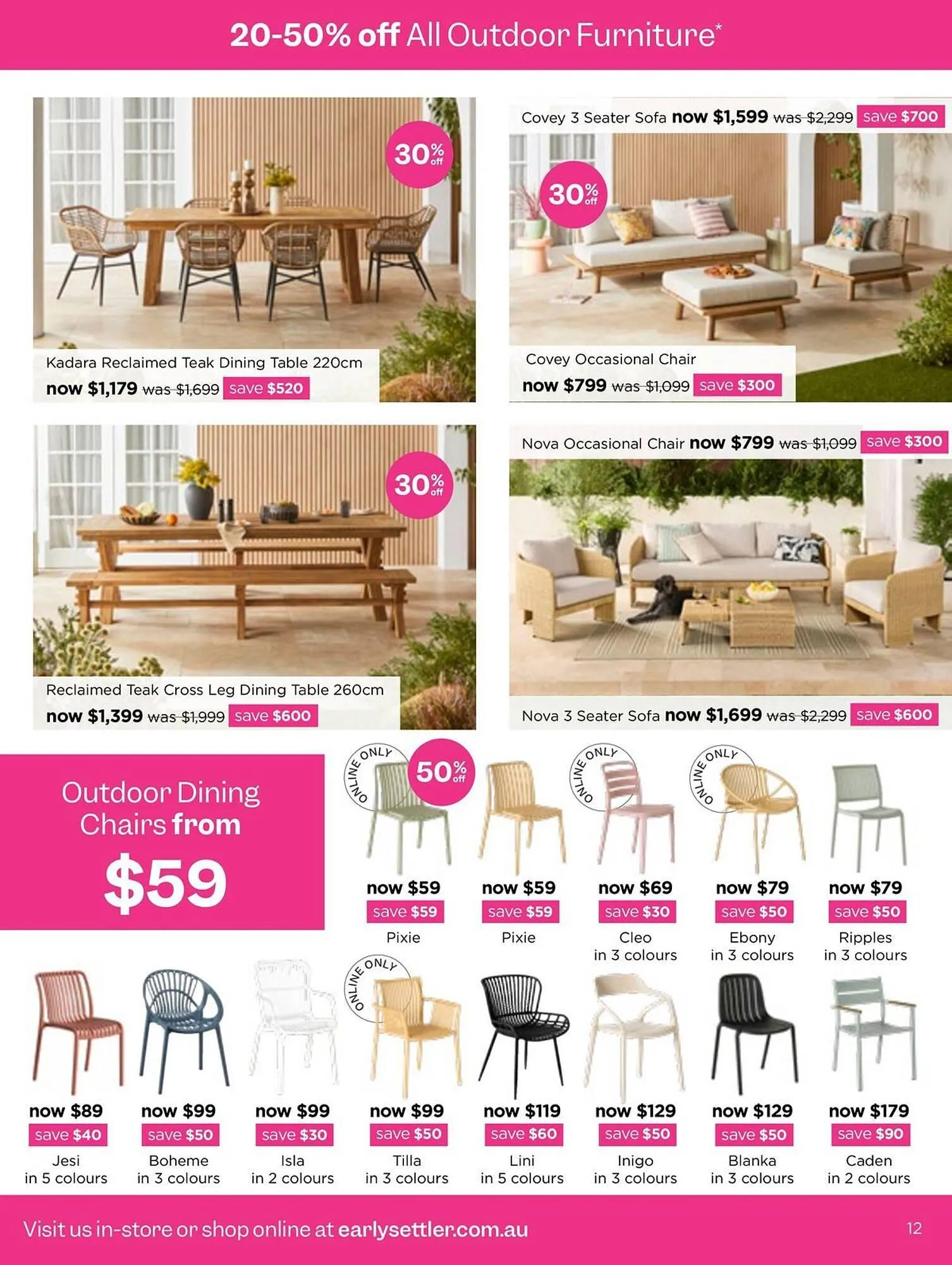 Early Settler catalogue - Catalogue valid from 30 October to 30 November 2025 - page 12