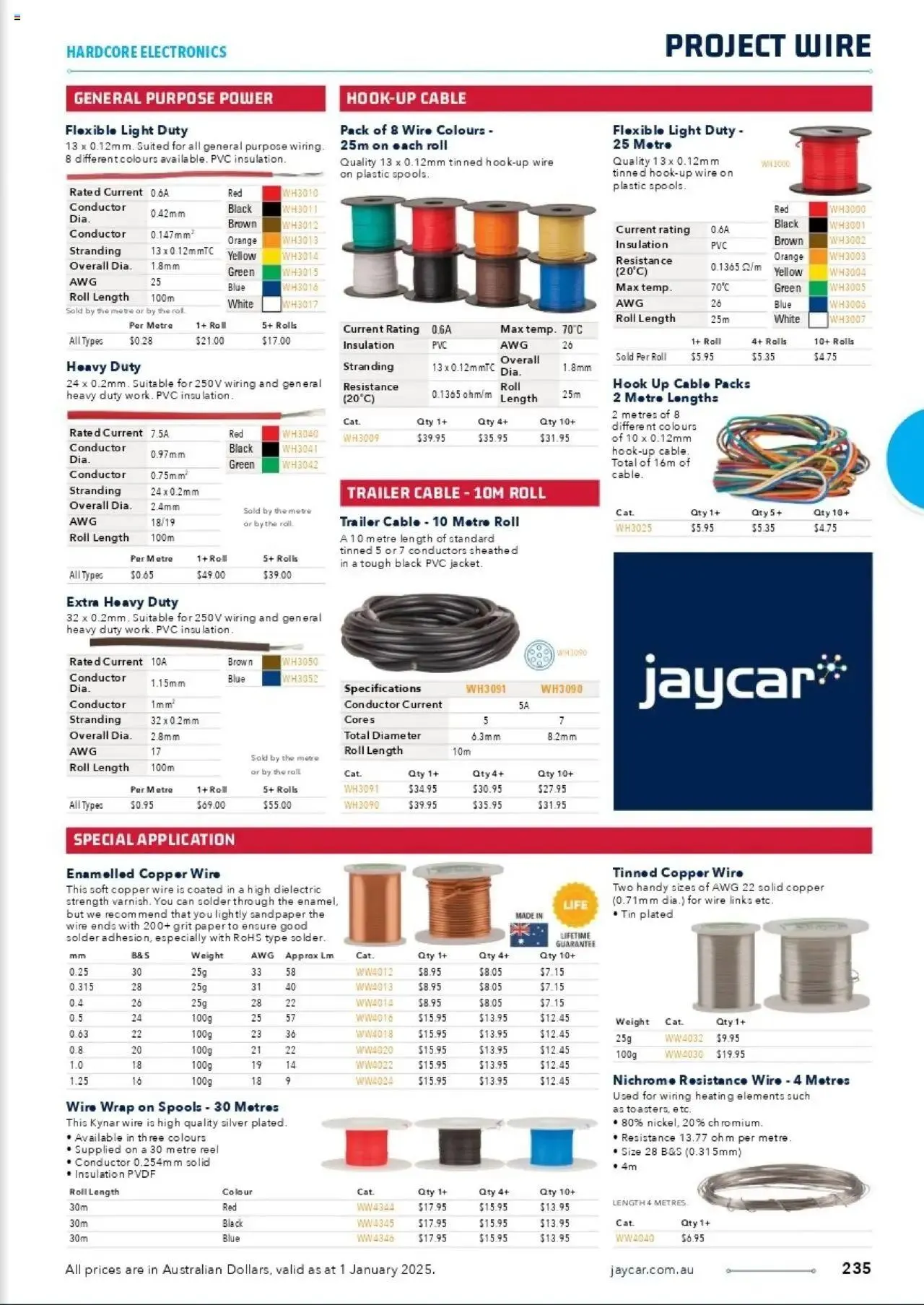 Jaycar Celebrating 40 Years in Electronics - Catalogue valid from 1 January to 29 August 2025 - page 185