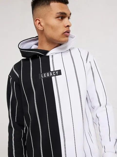 Strip Splice Loyalty Hoodie