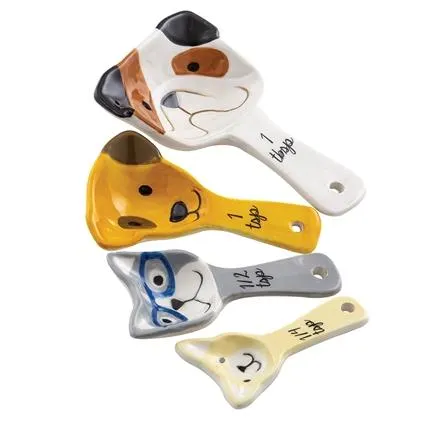 Cat and Dog Bag Clips and Measuring Spoons