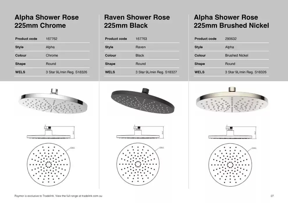 Raymor Brochure Showers 2025 - Catalogue valid from 24 December to 31 January 2025 - page 27
