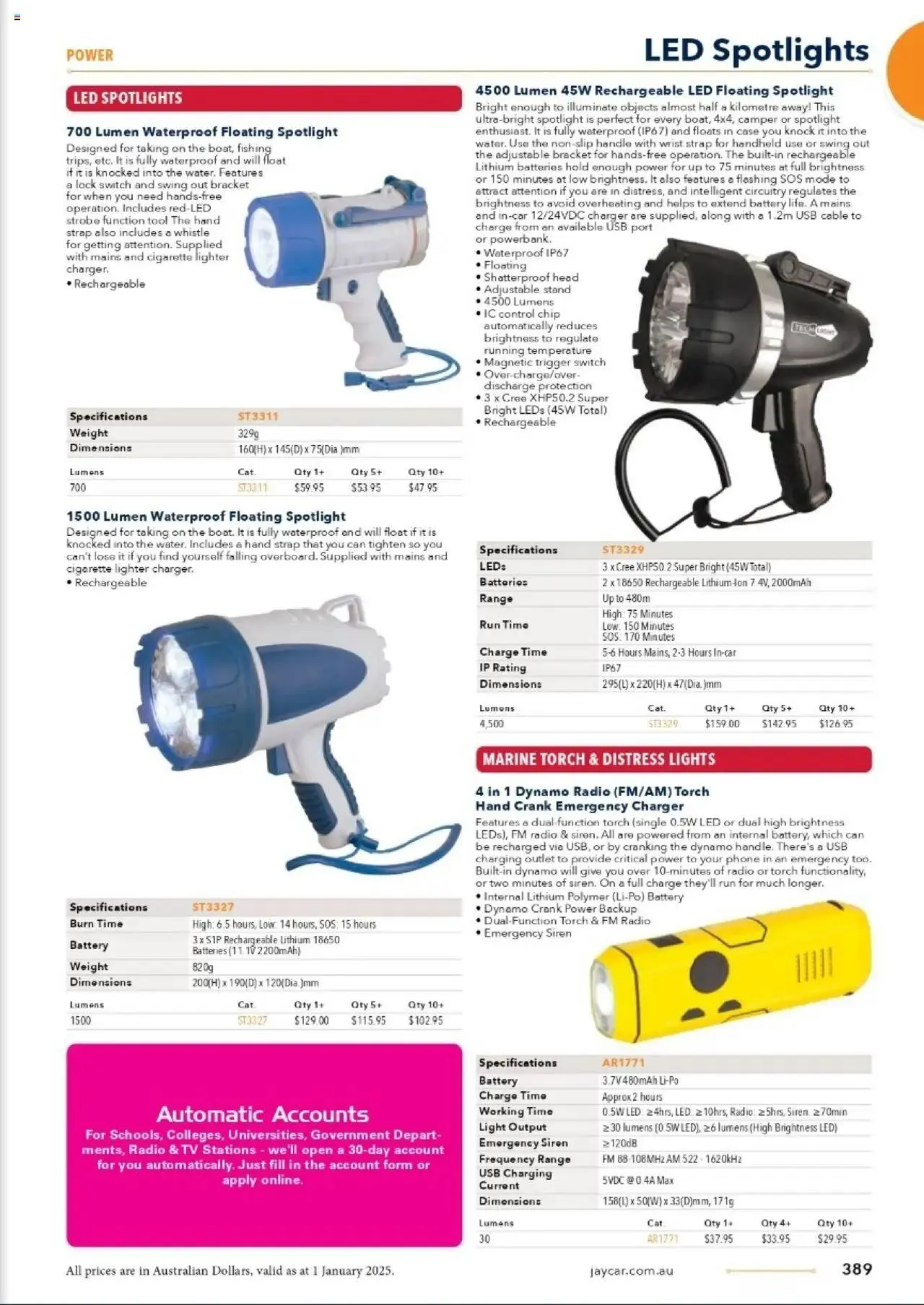 Jaycar Celebrating 40 Years in Electronics - Catalogue valid from 1 January to 29 August 2025 - page 319